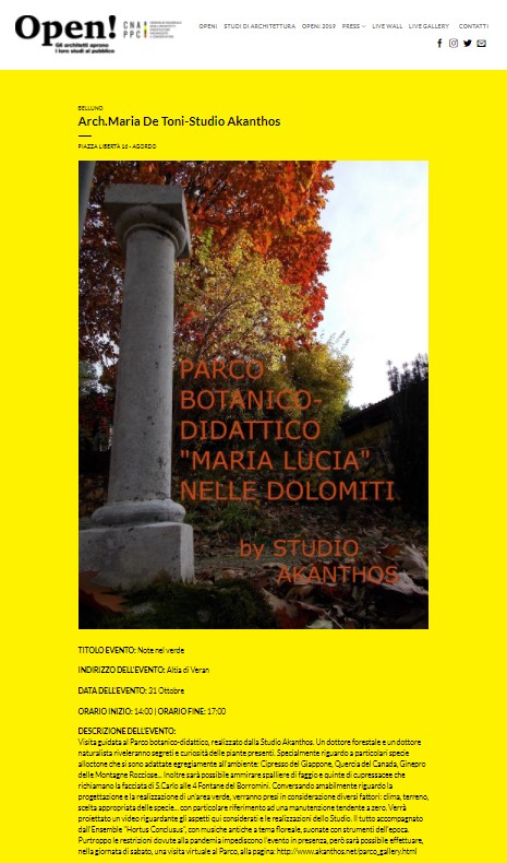 note nel verde